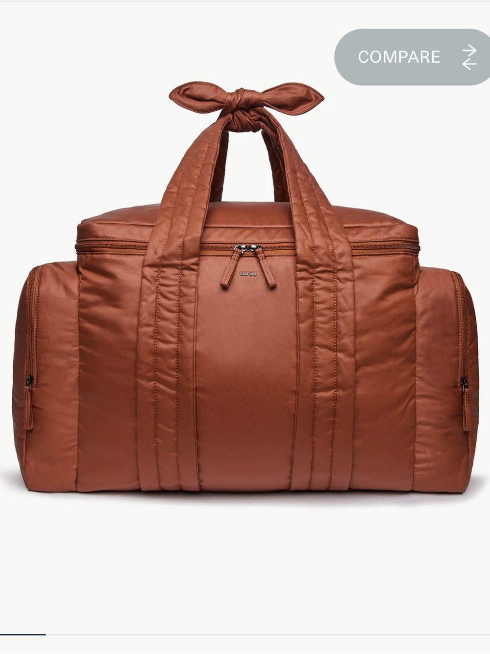 EUC Caraa Baby Hospital Bag brown